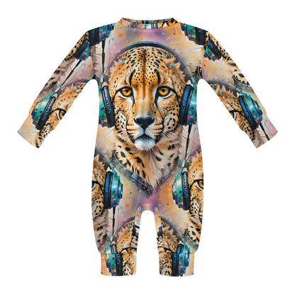 Cheetah Beats - Baby Romper