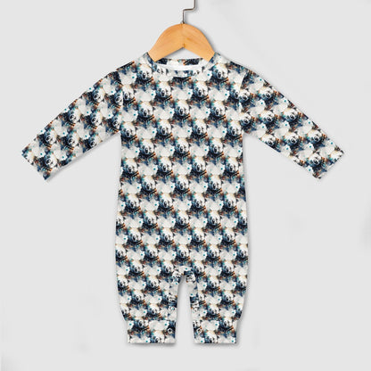 Chibi Koala - Patterned Baby Romper