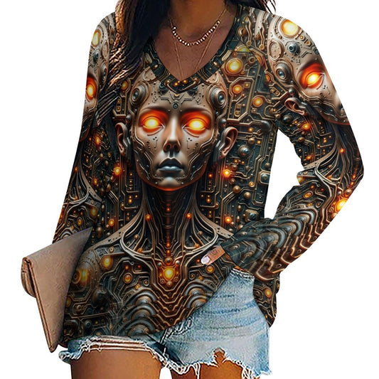 Circuit Soul - Women's Tee - A Futuristic Fusion