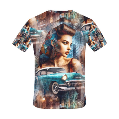 50s Sweetheart - Unisex All Over Print T-Shirt