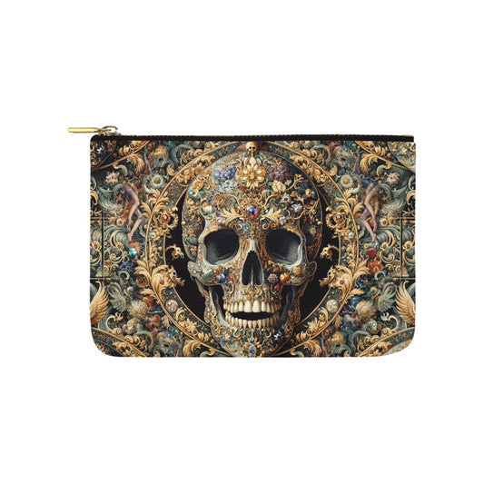 Forbidden Luxury - Mystic Skull Zip Pouch