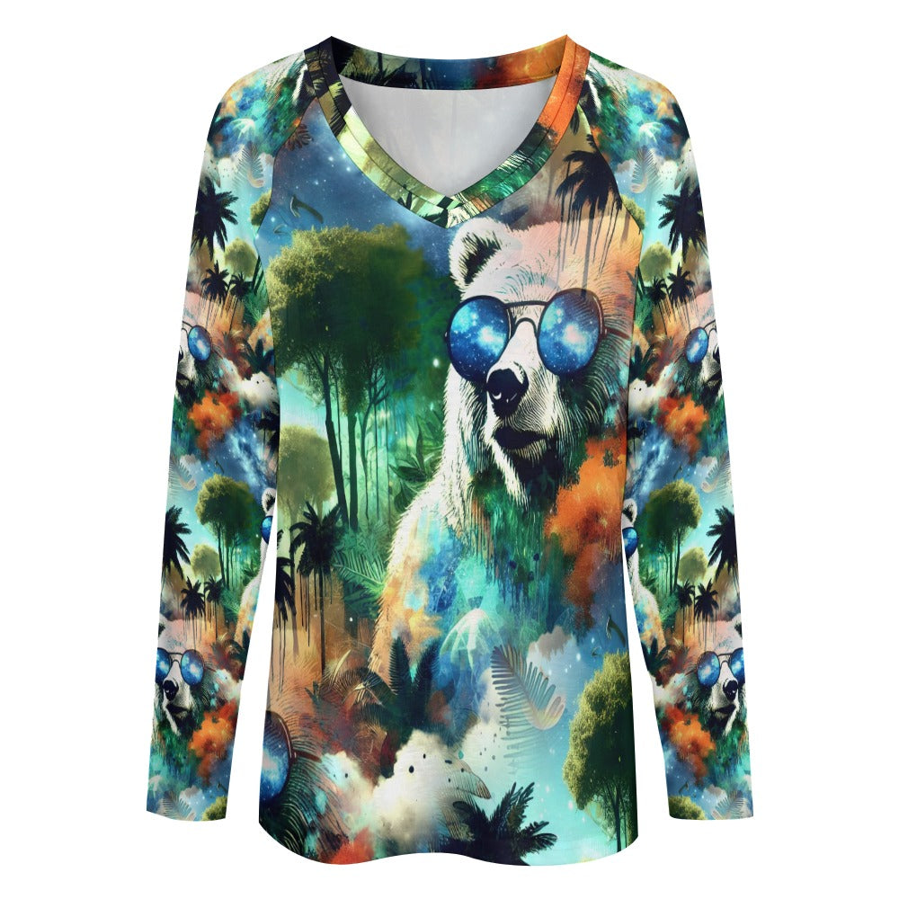 Shades in Paradise - Tropical Women's Tee