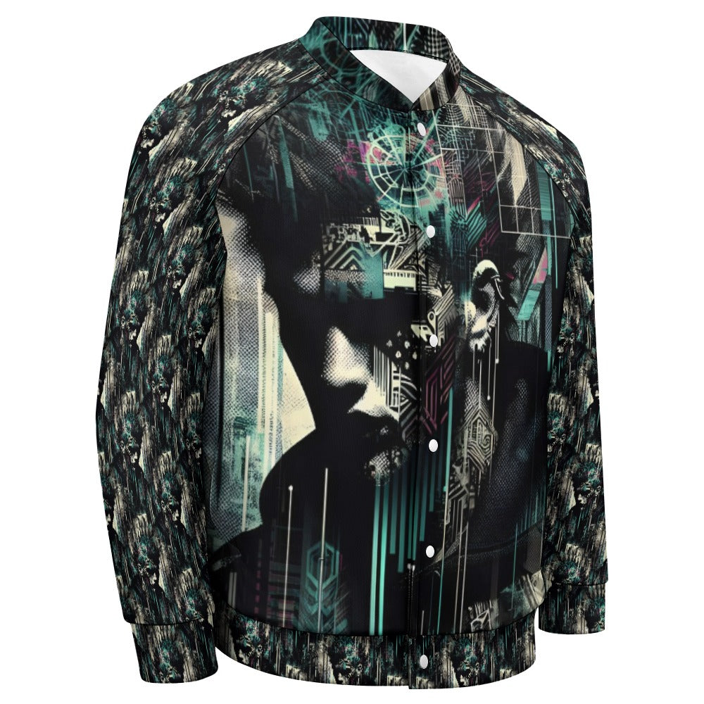 Distorted Dreams - All-Over-Print Baseball Jacket