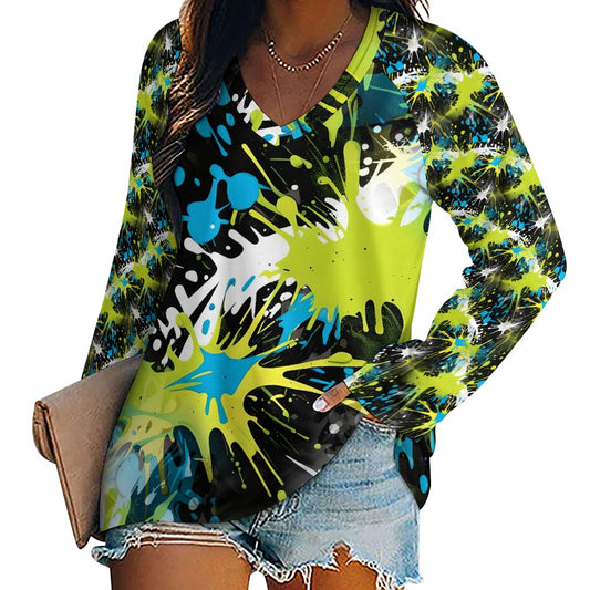 Ink Splashed - Vibrant Women's Tee