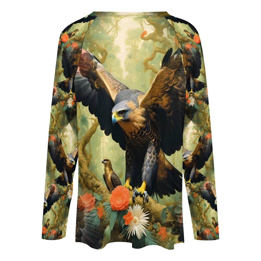 Eagle Flora - Nature-Inspired Women's Tee