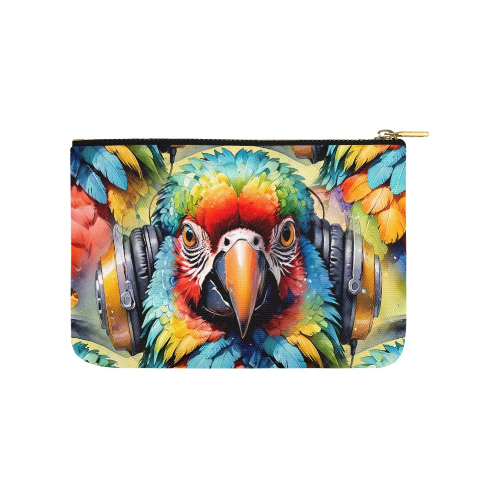 Macaw Beats - Tropical Tunes Zip Pouch