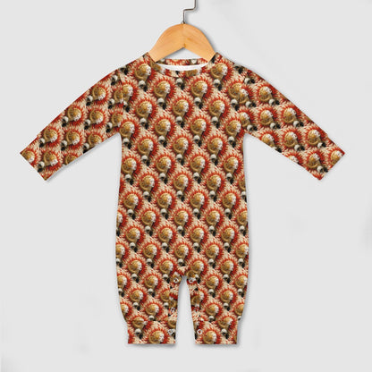 Celestial Rift - Patterned Baby Romper