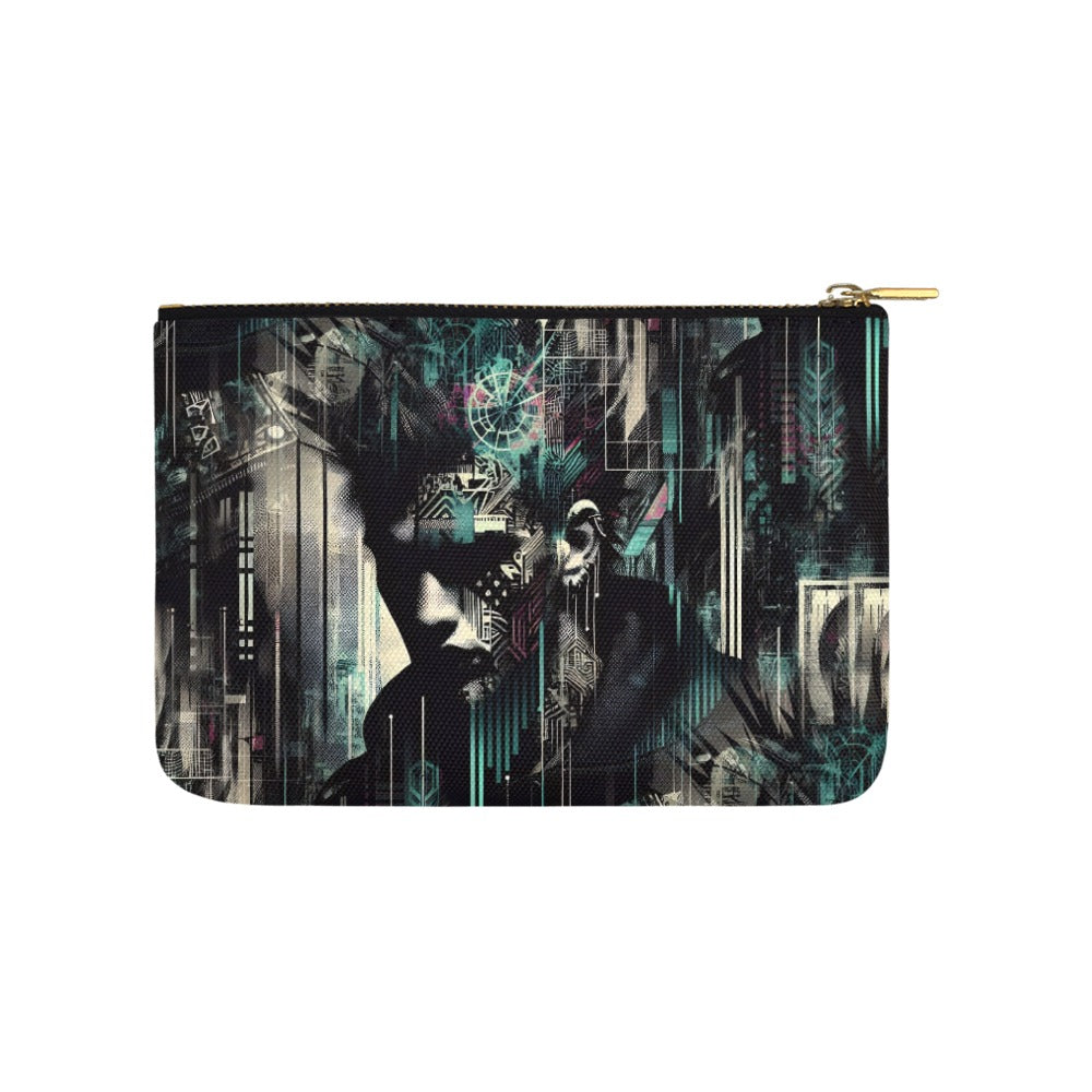 Distorted Dreams - Cyberpunk Fusion Zip Pouch