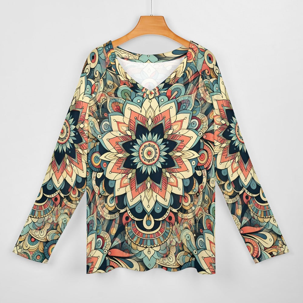 Visual Feast - Women's Tee - A Kaleidoscope of Colors