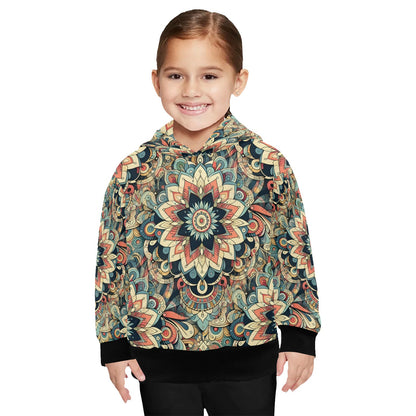 Visual Feast - Little Kids Hoodie - A Kaleidoscope of Colors - 2-7 years