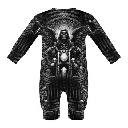 Death on Wheels - Baby Onesie - A Dark Ride