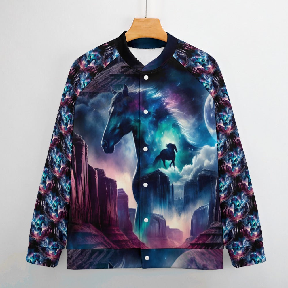 Wild West Wanderer - All-Over-Print Baseball Jacket