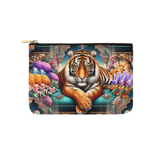 Wild Couture - Regal Tiger Zip Pouch