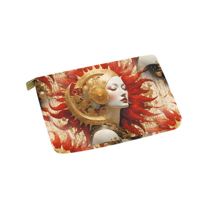 Celestial Rift - Steampunk Siren Zip Pouch