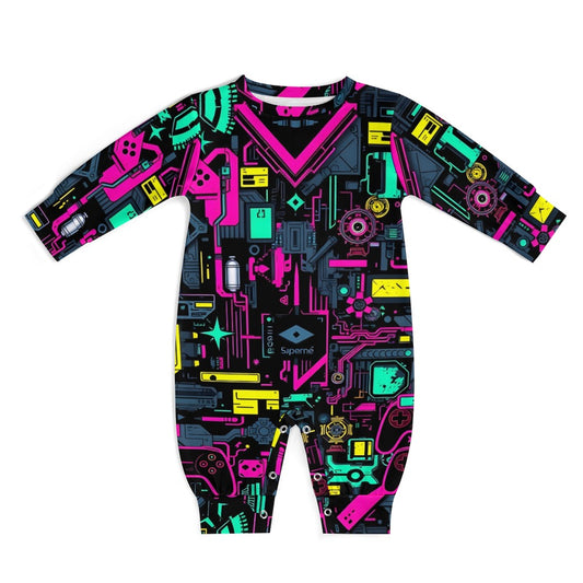 Game Over Galaxy Baby Onesie - A Gamer's Dream