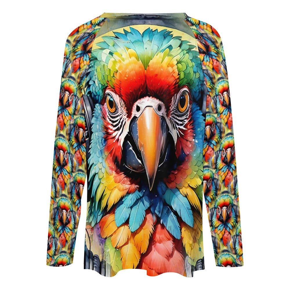 Macaw Beats - Vibrant Women's Tee