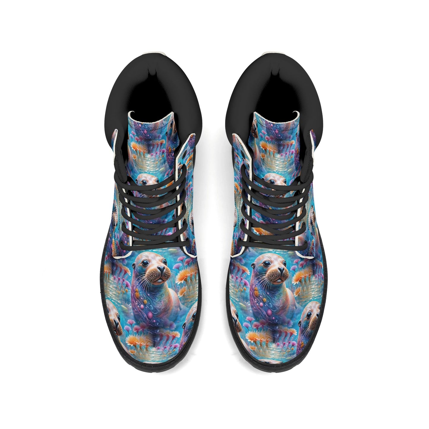 Adorable Sea Lion - Men's Underwater Adventure Boots