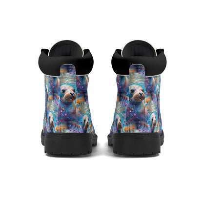 Adorable Sea Lion - Men's Underwater Adventure Boots