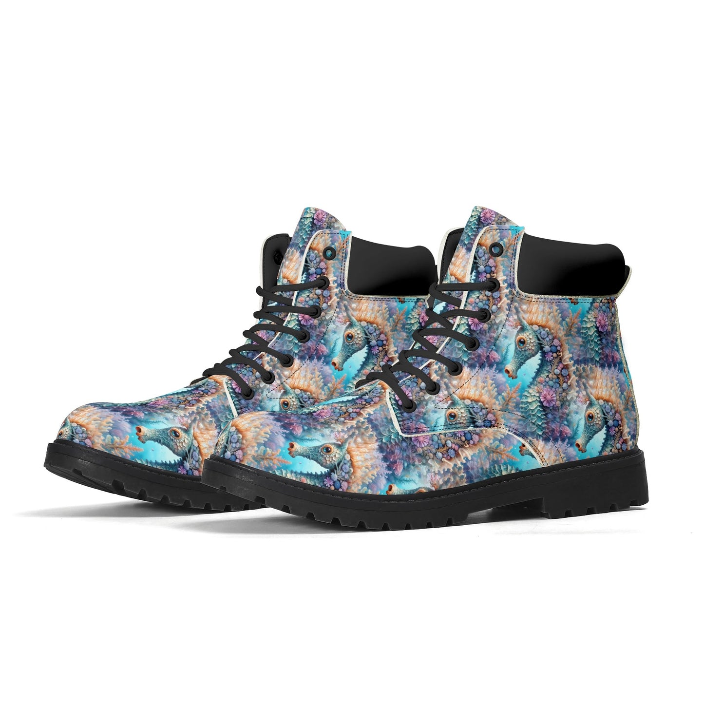 Adorable Seahorse - Men's Underwater Fantasy Boots