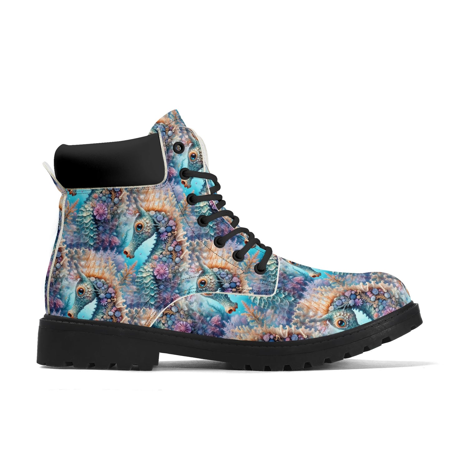 Adorable Seahorse - Men's Underwater Fantasy Boots