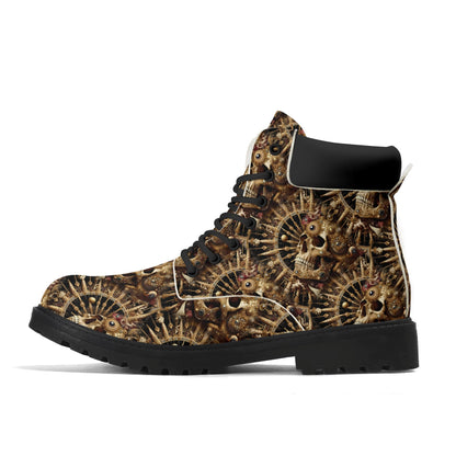 Baroque Bliss - Men's Skull Boots