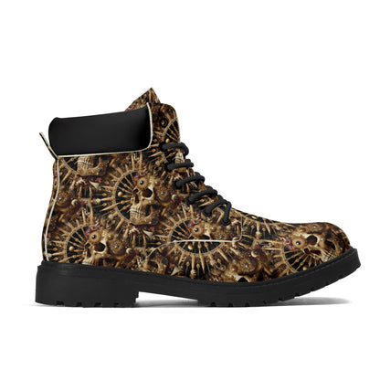 Baroque Bliss - Men's Skull Boots