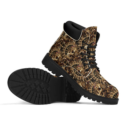 Baroque Bliss - Men's Skull Boots