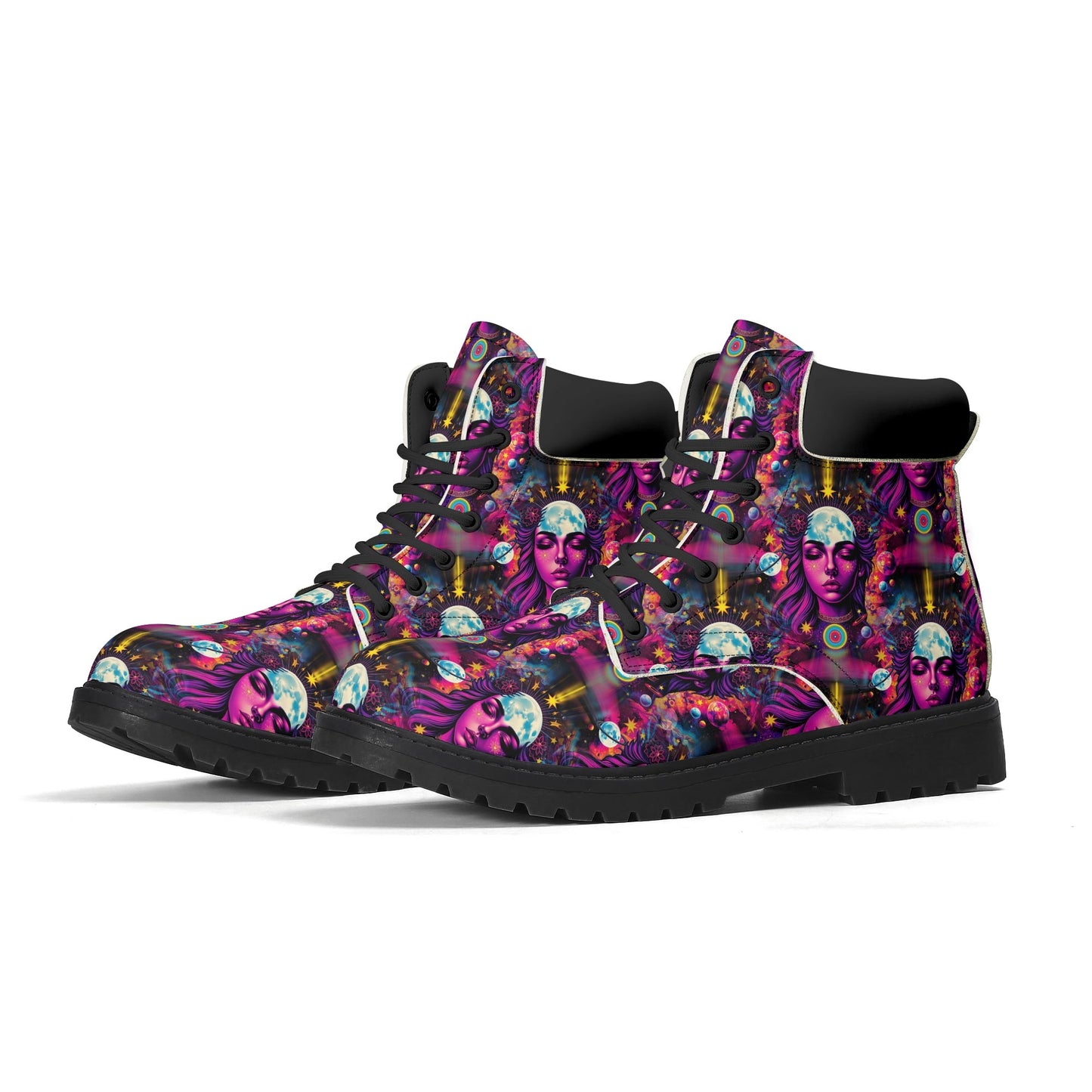 Celestial Chic - Men's Cosmic Beauty Boots