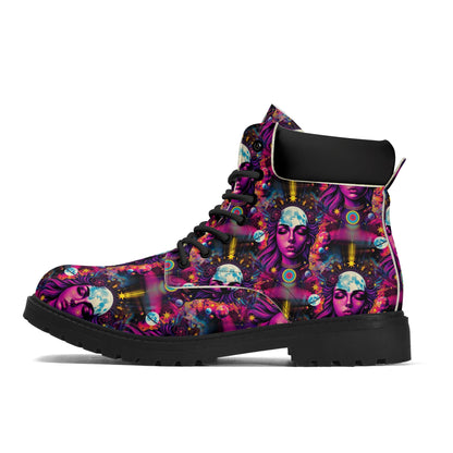 Celestial Chic - Men's Cosmic Beauty Boots