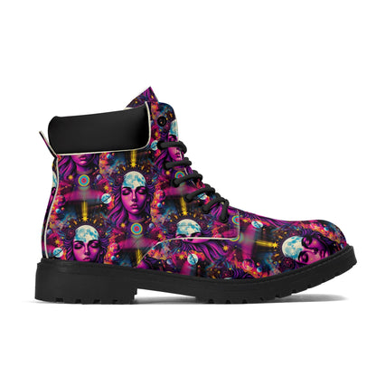 Celestial Chic - Men's Cosmic Beauty Boots