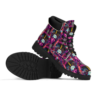 Celestial Chic - Men's Cosmic Beauty Boots