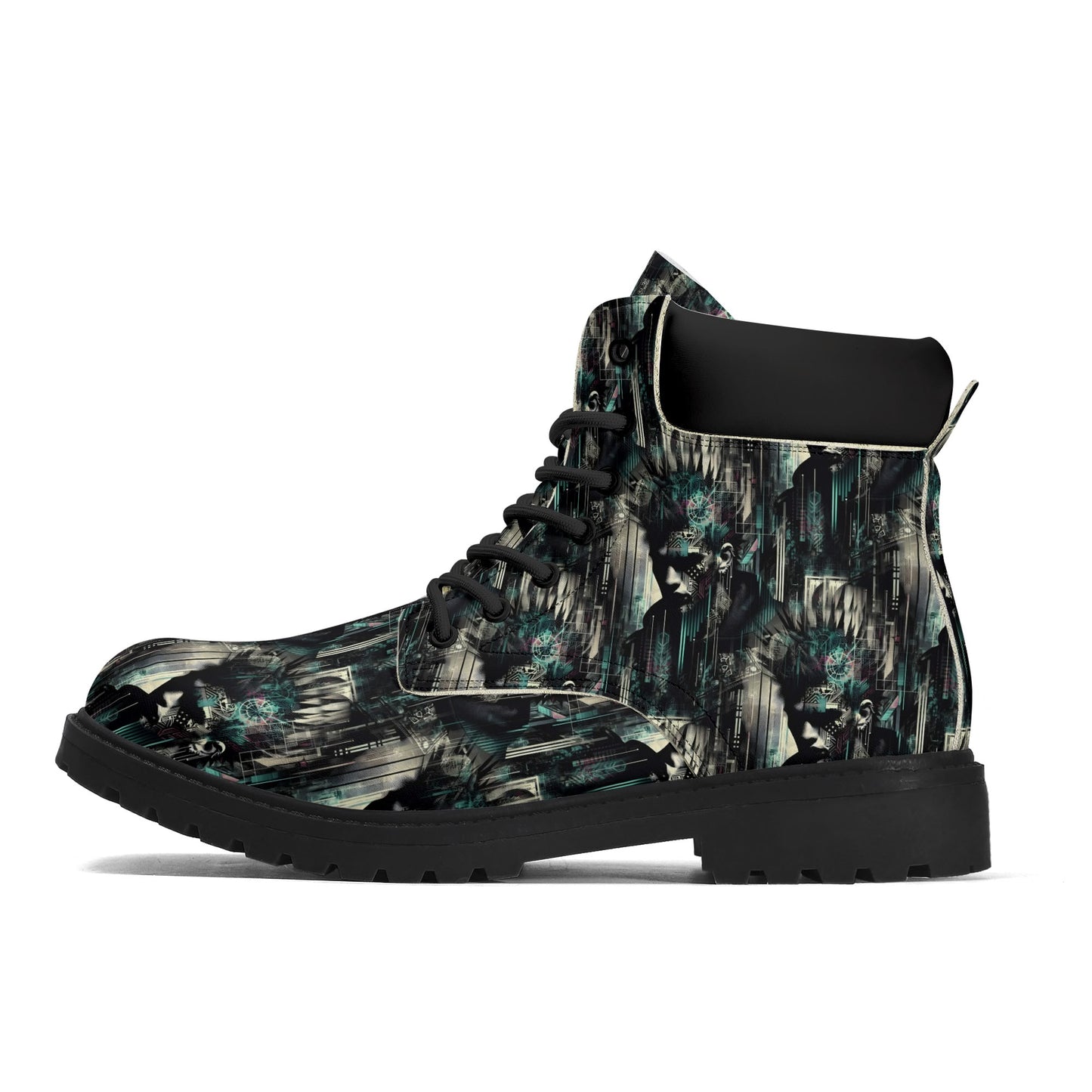 Distorted Dreams - Men's Cyberpunk Boots