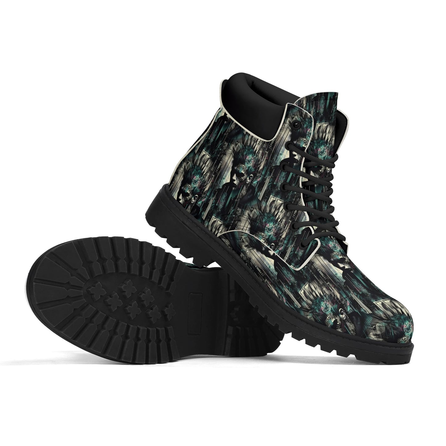 Distorted Dreams - Men's Cyberpunk Boots