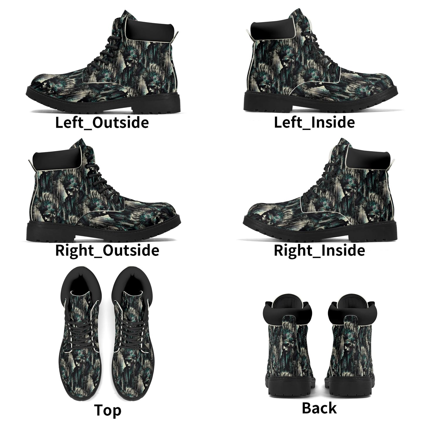 Distorted Dreams - Men's Cyberpunk Boots