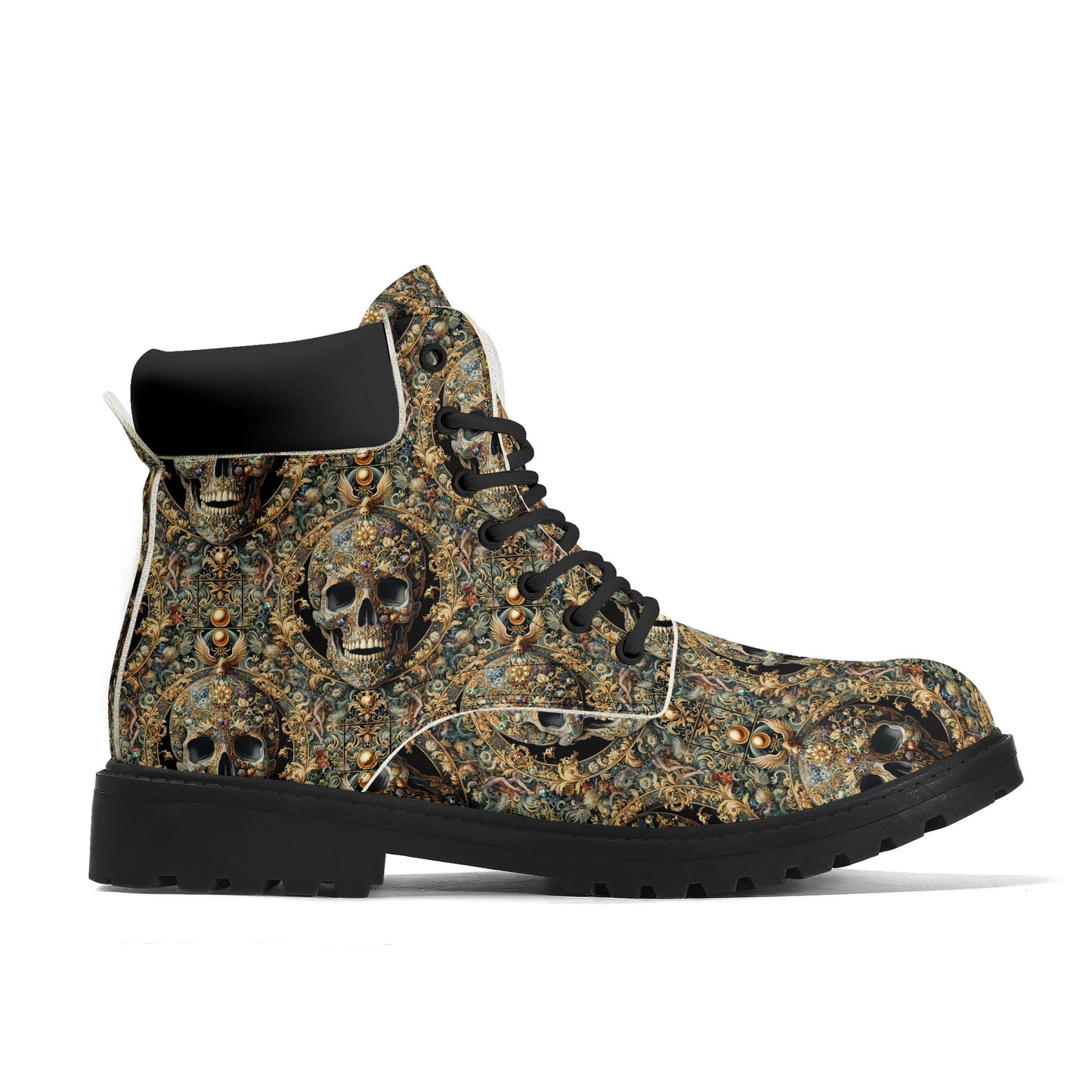 Forbidden Luxury - Men's Skull Boots