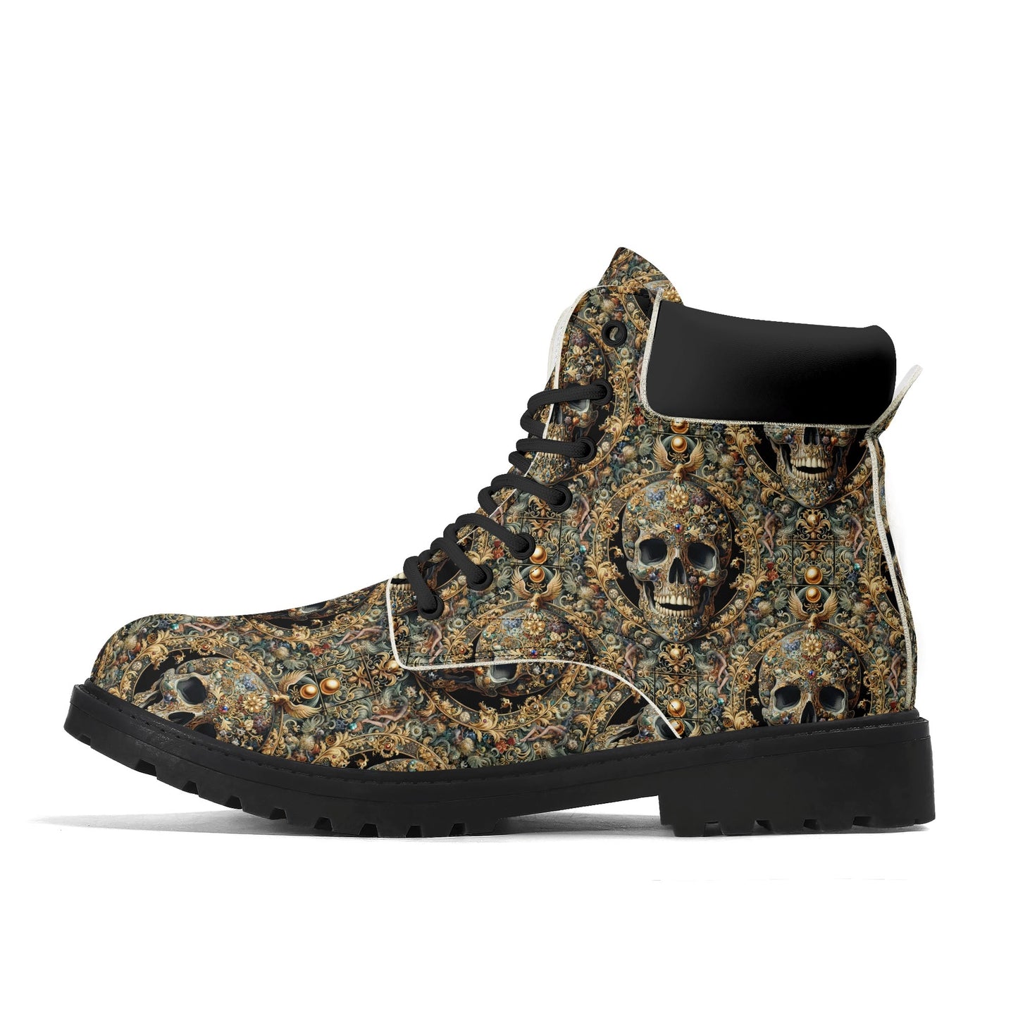 Forbidden Luxury - Men's Skull Boots