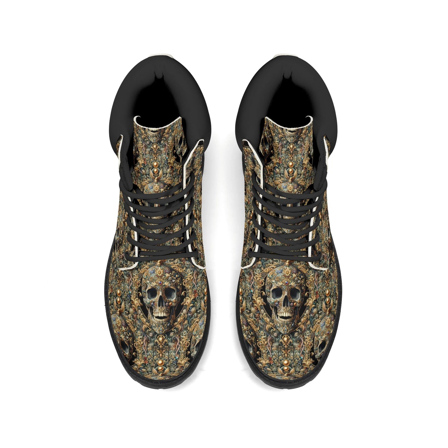 Forbidden Luxury - Men's Skull Boots