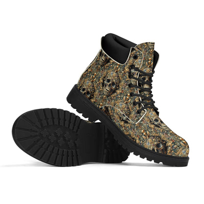 Forbidden Luxury - Men's Skull Boots