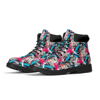 Inked Up - Men's Explosive Art Boots