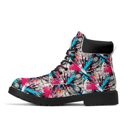 Inked Up - Men's Explosive Art Boots