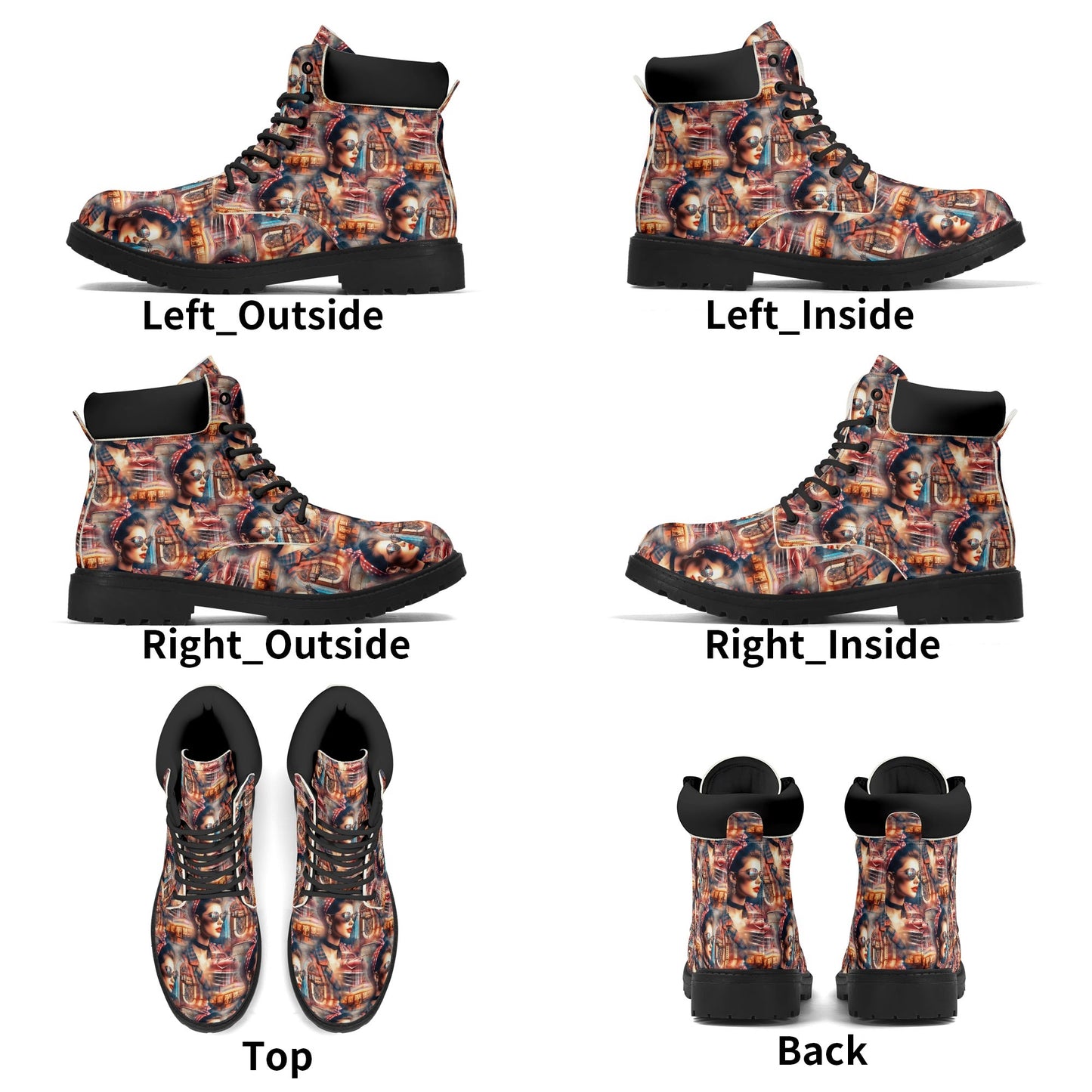 Rockabilly - Men's Retro Vibes Boots