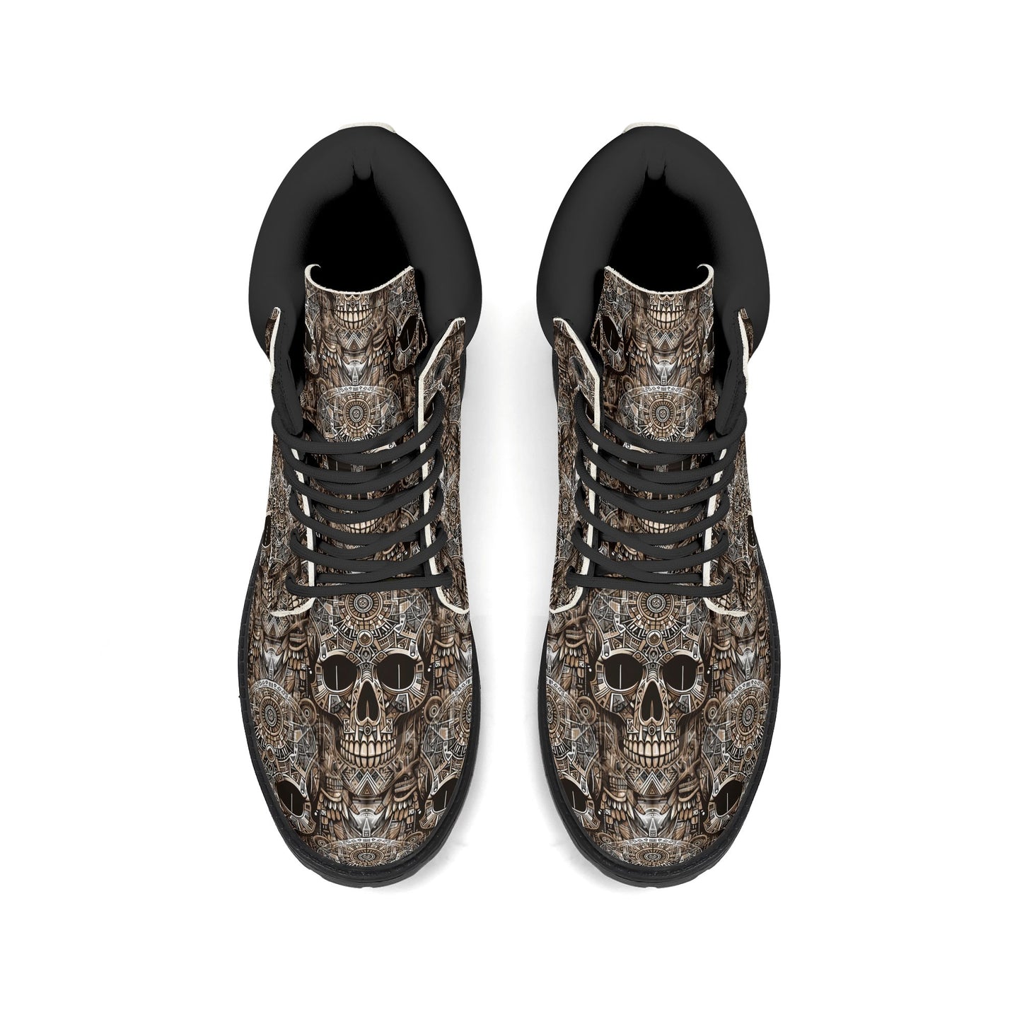 Skull Totem - Men's Tribal Fusion Boots