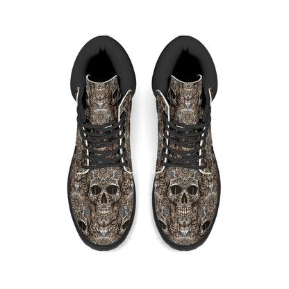 Skull Totem - Men's Tribal Fusion Boots