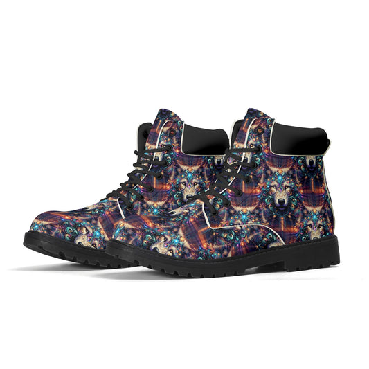 Stardust Wolf - Men's Cosmic Dreams Boots