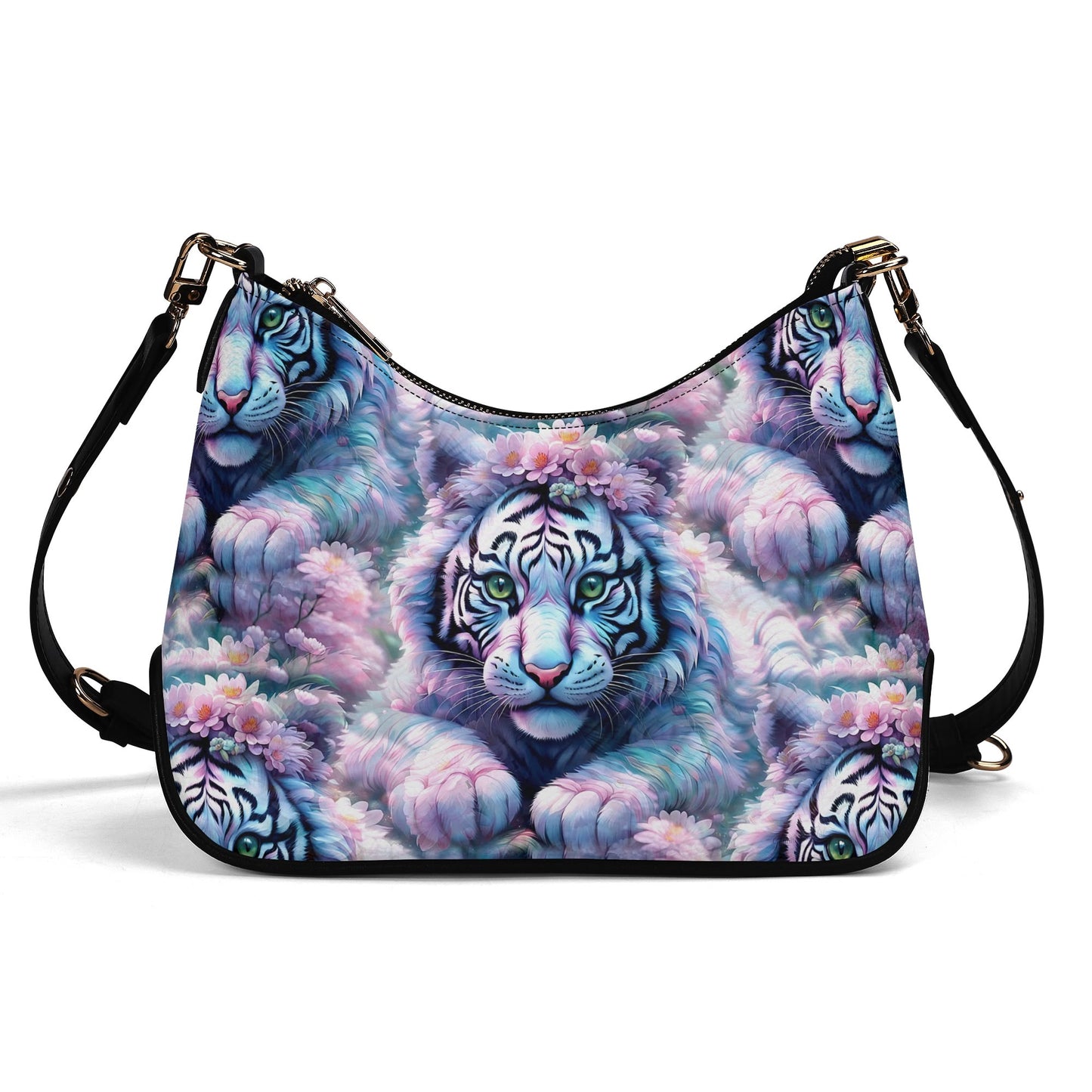 Adorable White Tiger - Fantasy Shoulder Bag