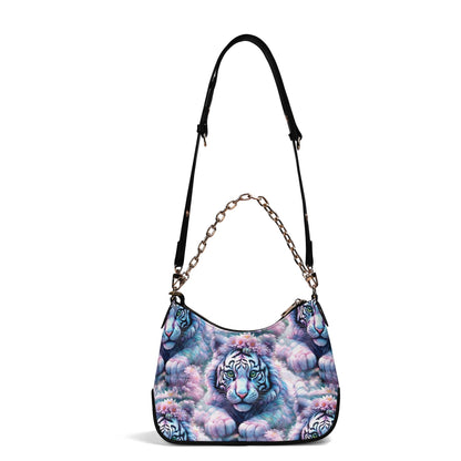 Adorable White Tiger - Fantasy Shoulder Bag