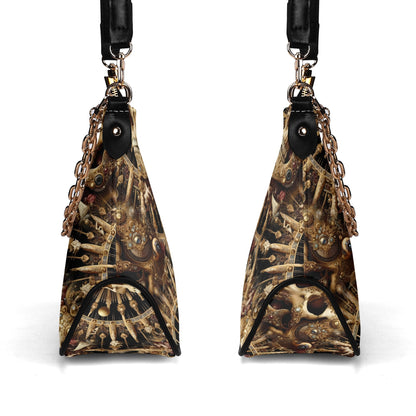 Baroque Bliss - Mystical Skull Shoulder Bag