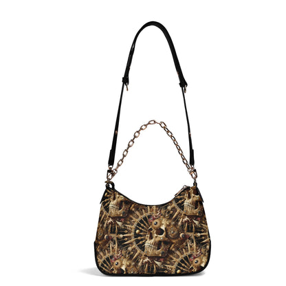 Baroque Bliss - Mystical Skull Shoulder Bag