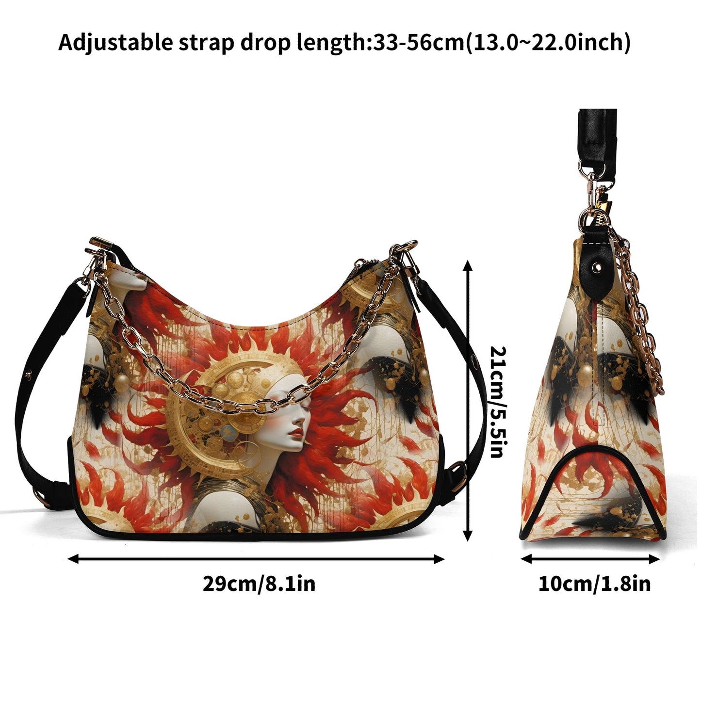 Celestial Rift - Steampunk Shoulder Bag