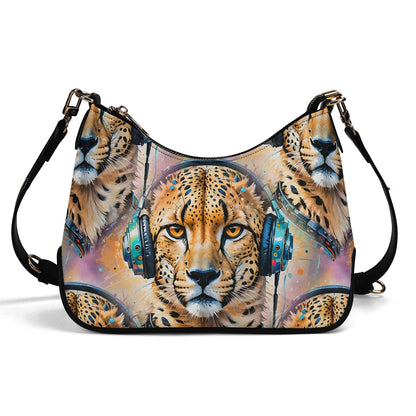 Cheetah Beats - Music Lovers Shoulder Bag